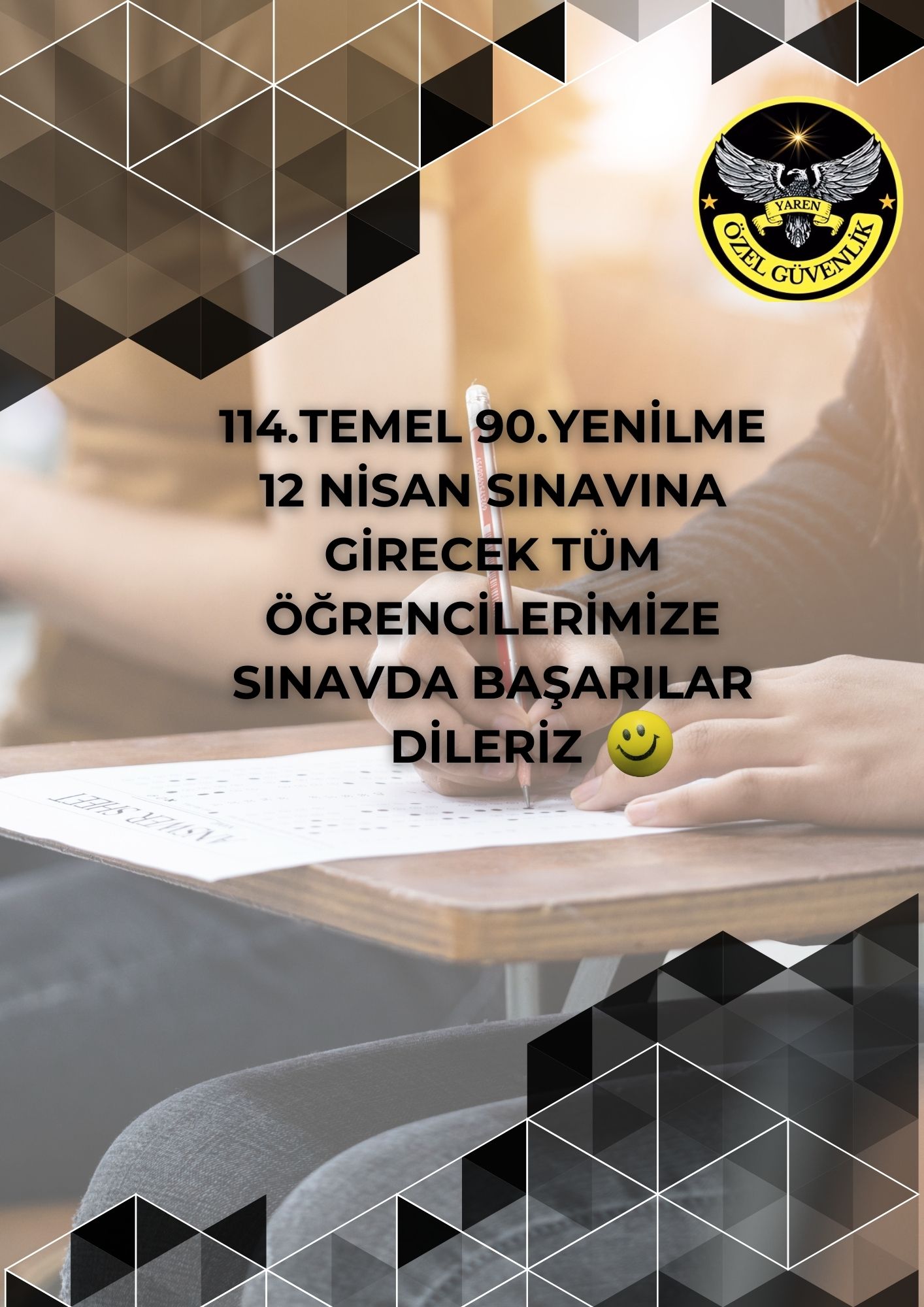 114 . TEMEL 90. YENİLEME EĞİTİMİ SINAVI 